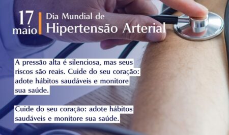17 de Maio – Dia Mundial de Hipertensão Arterial